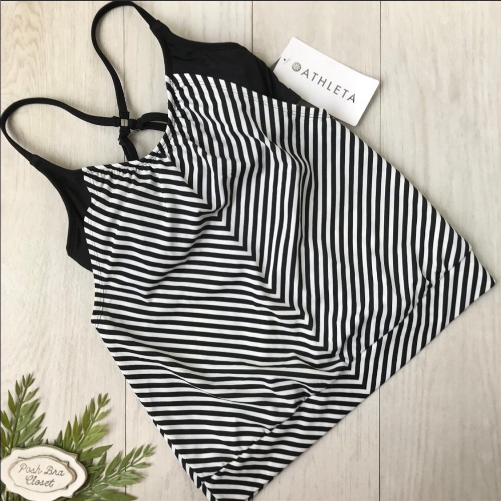 32B/C ATHLETA Blousy Easy Underwire Tankini Top
